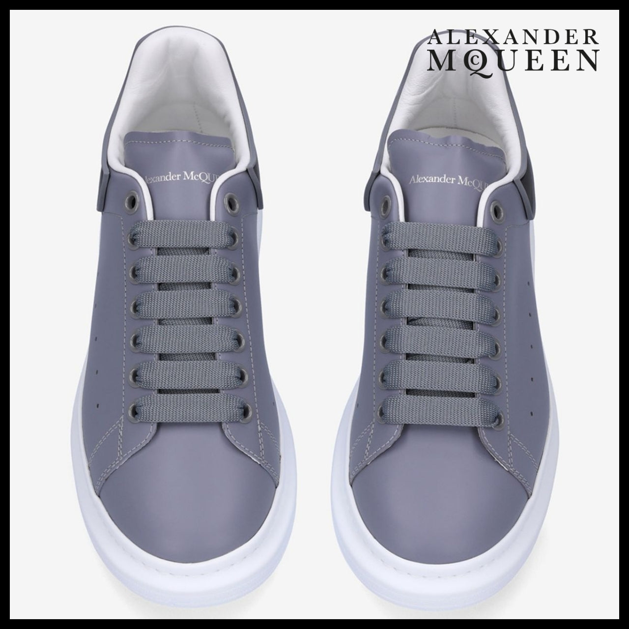 【Alexander Mcqueen】Larry Oversized Sneaker Gun Grey