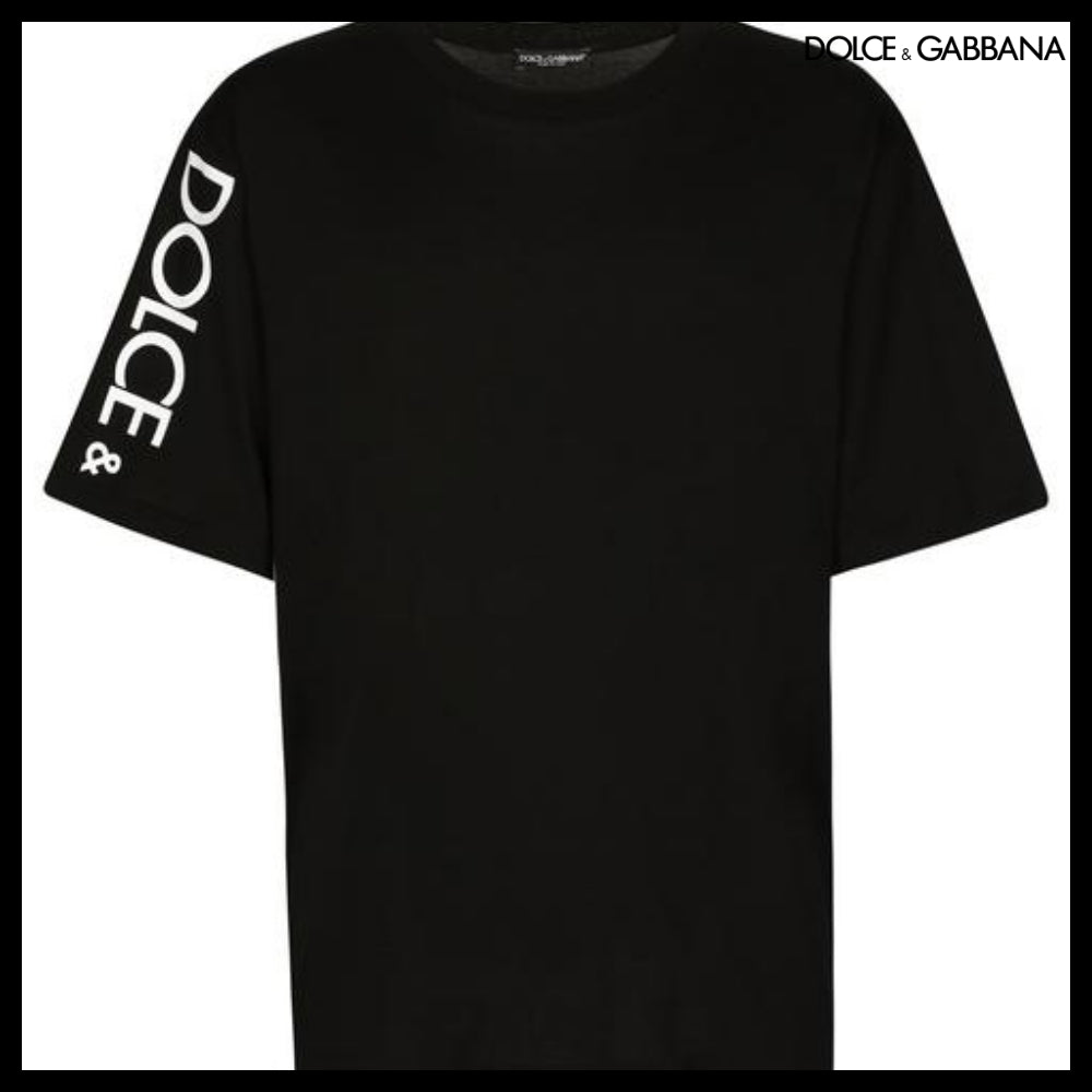 【Dolce&Gabbana】COTTON ROUND NECK T SHIRT DOLCE GABBANA