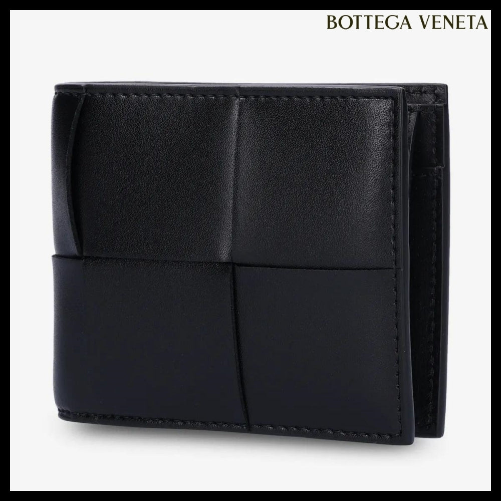 【BOTTEGA VENETA】Cassette Bi-Fold Wallet Black