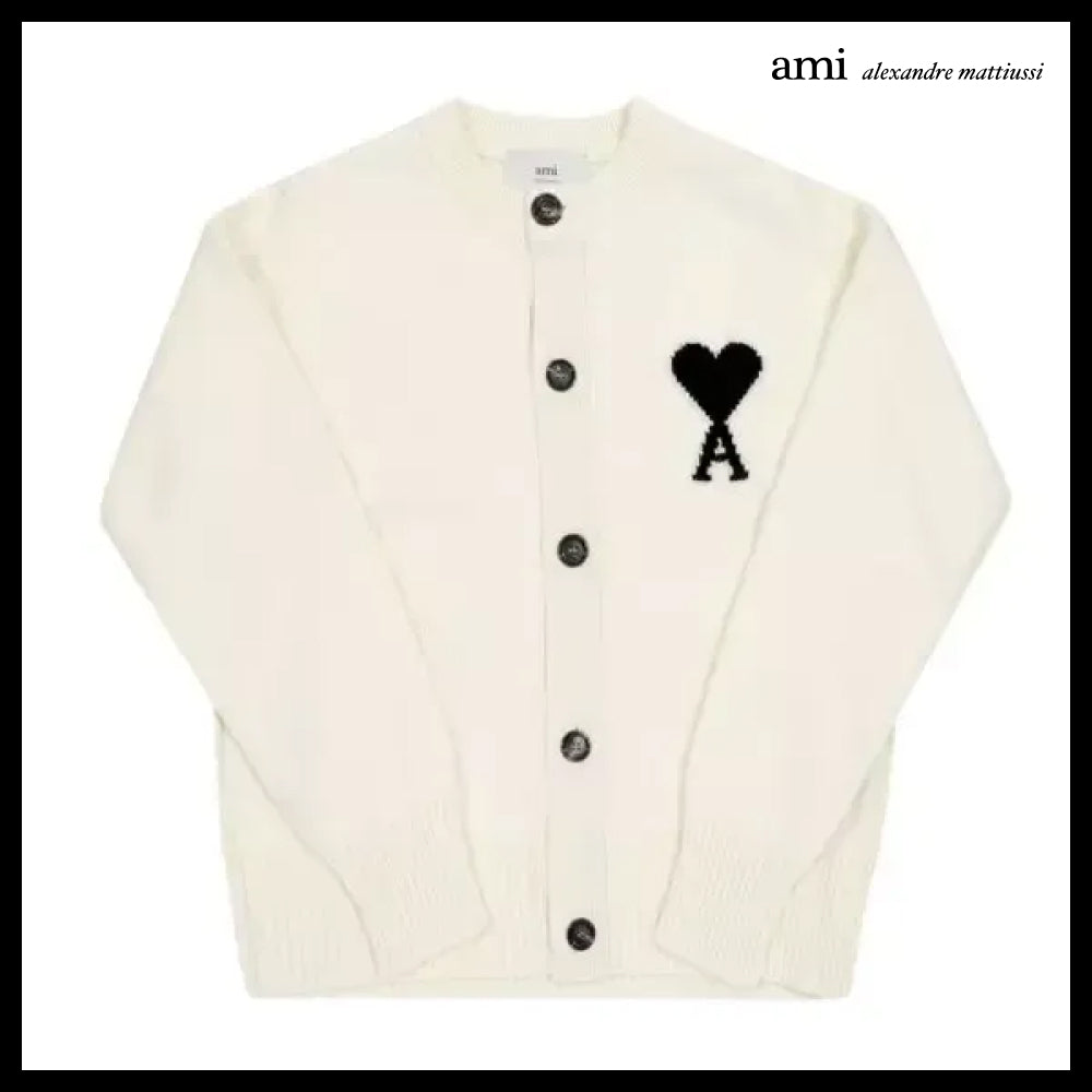 【AMI PARIS】Ami De Coeur Big Heart Logo Intarsia Unisex