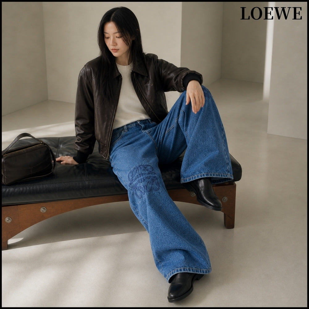 【LOEWE】Anagram Exhaust Jeans