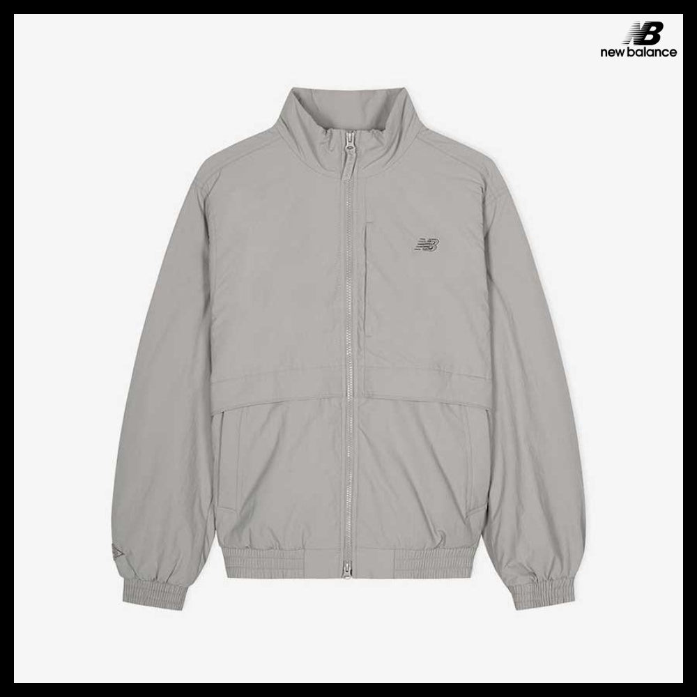 【New Balance】Unisex Heritage Stand Neck Padded JacketTaupe