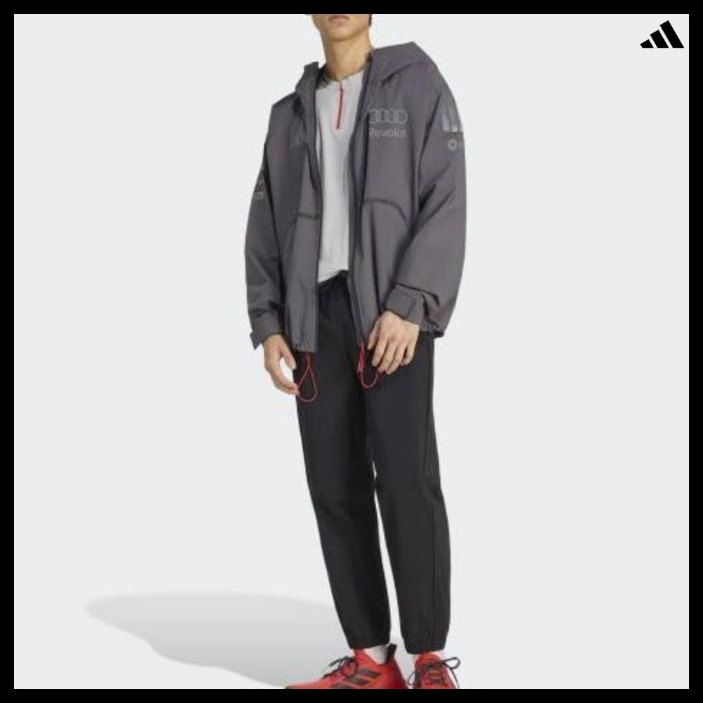 【ADIDAS】F1 Team Engineer & Marketing Rain Jacket Gray