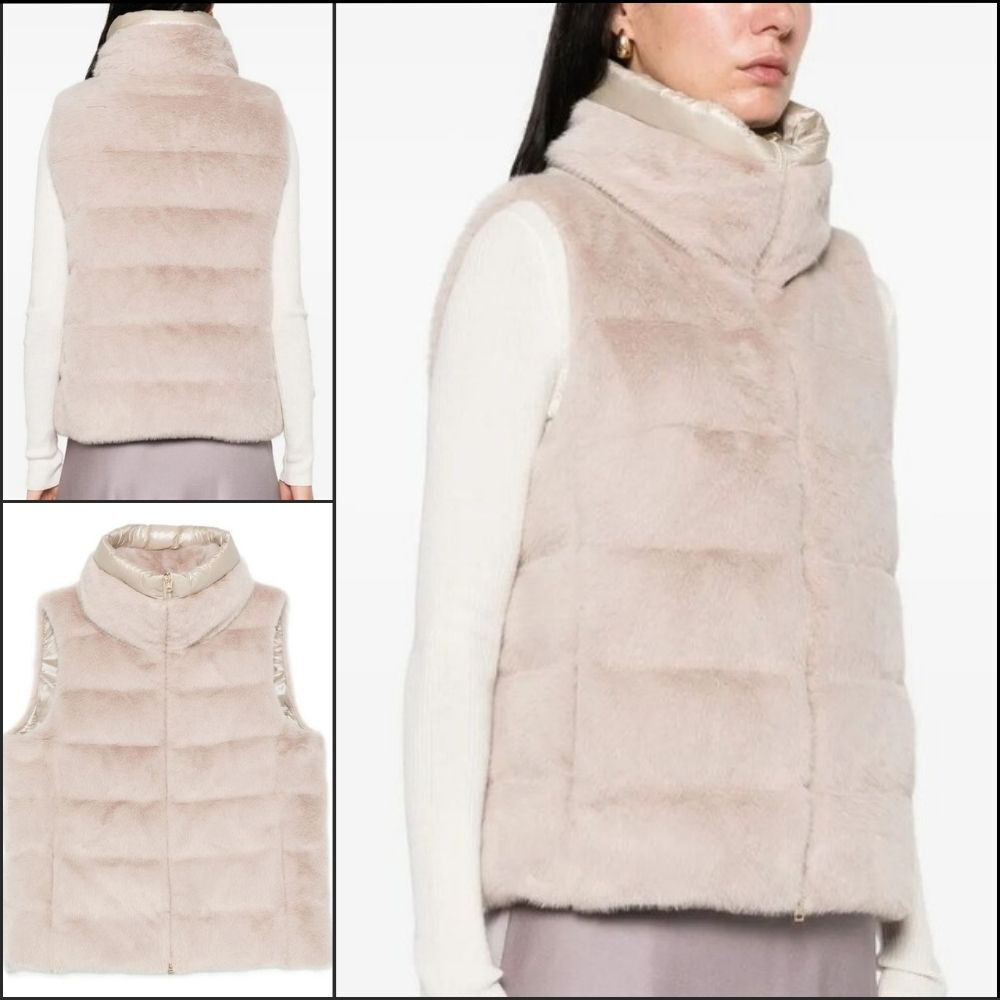【Herno】Beige Puffer Jacket
