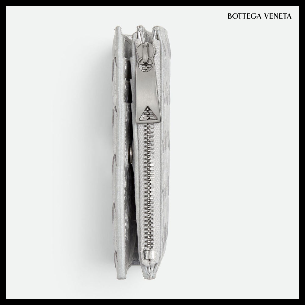【BOTTEGA VENETA】Small Intrecciato Fold Wallet 2 Colors