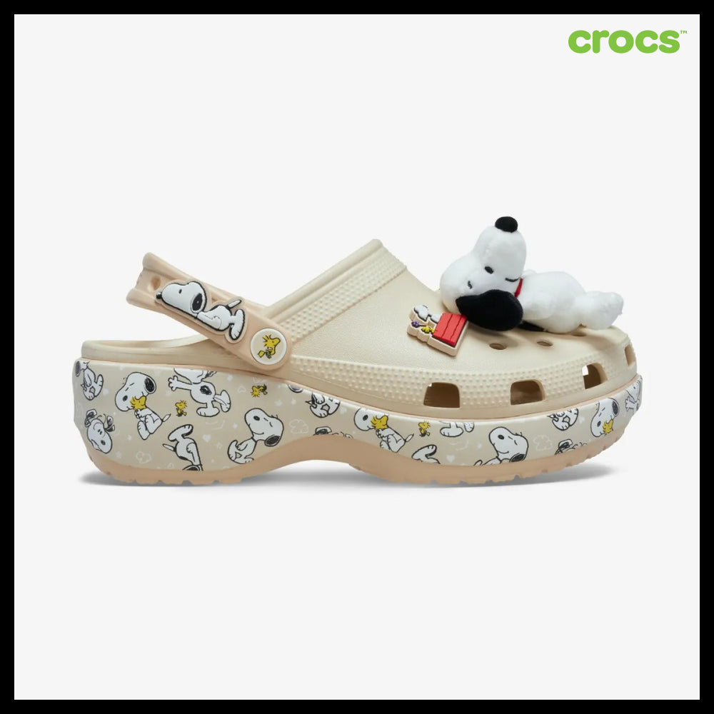 【CROCS】Peanuts Classic Platform Clog - Multi