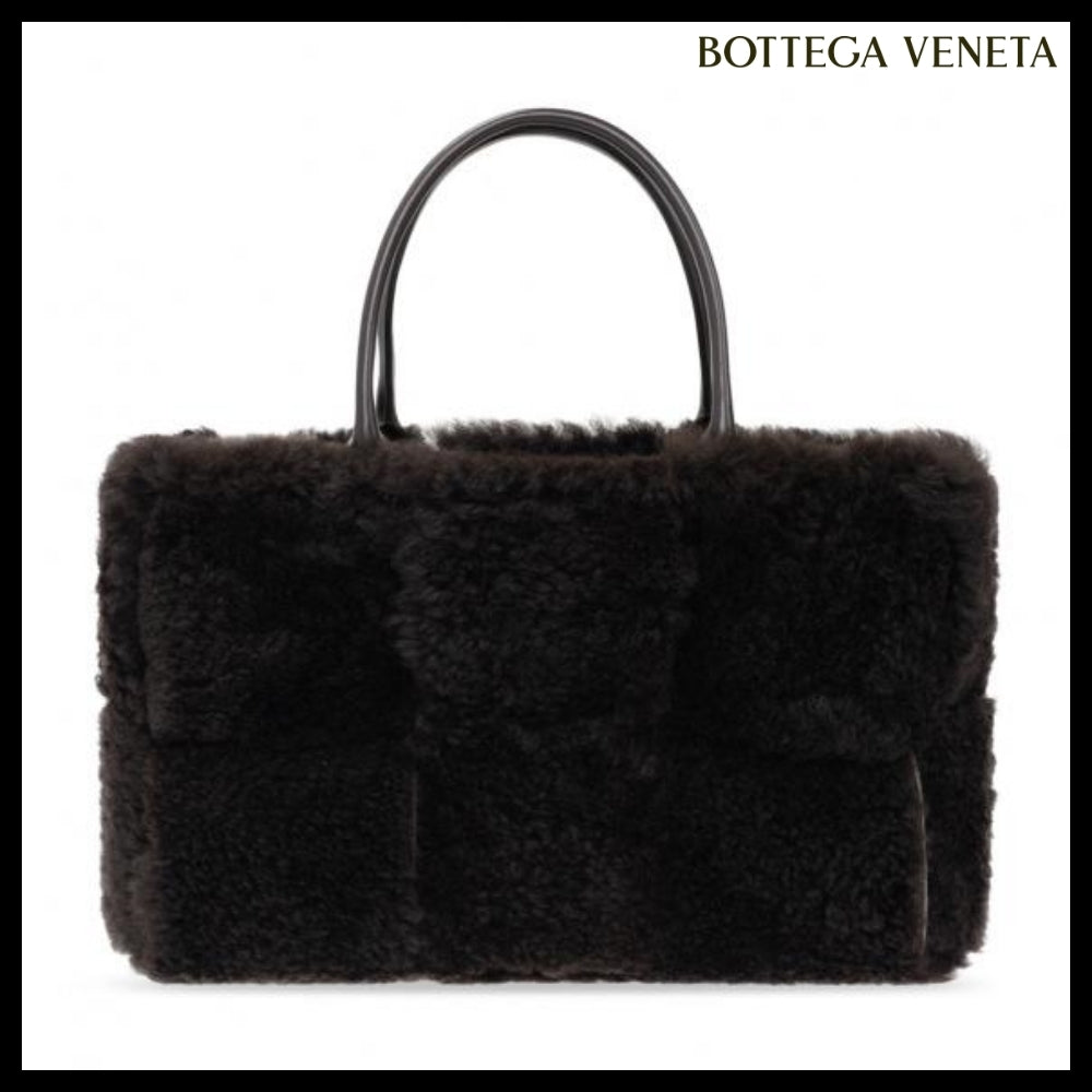 【正規品】Bottega Veneta Brown ‘Arco’ Shopper Bag