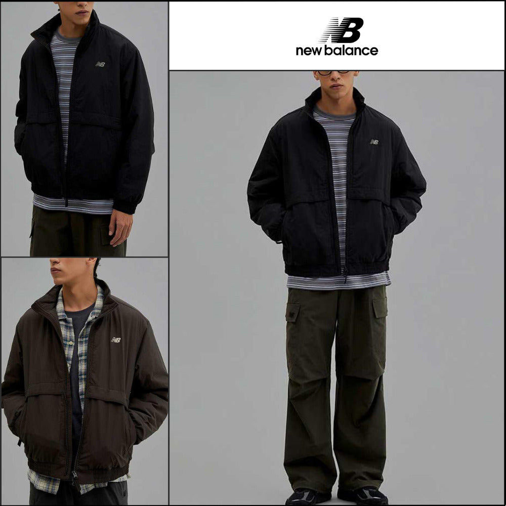 【New Balance】Unisex Heritage Stand Neck Jacket 2Colors