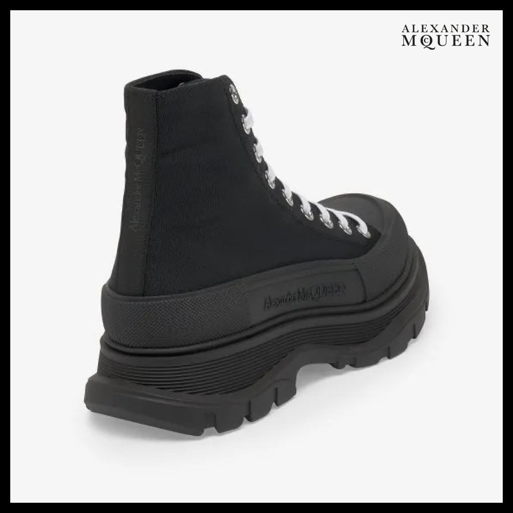 【alexander mcqueen】Tread Slick High Top Sneakers Black
