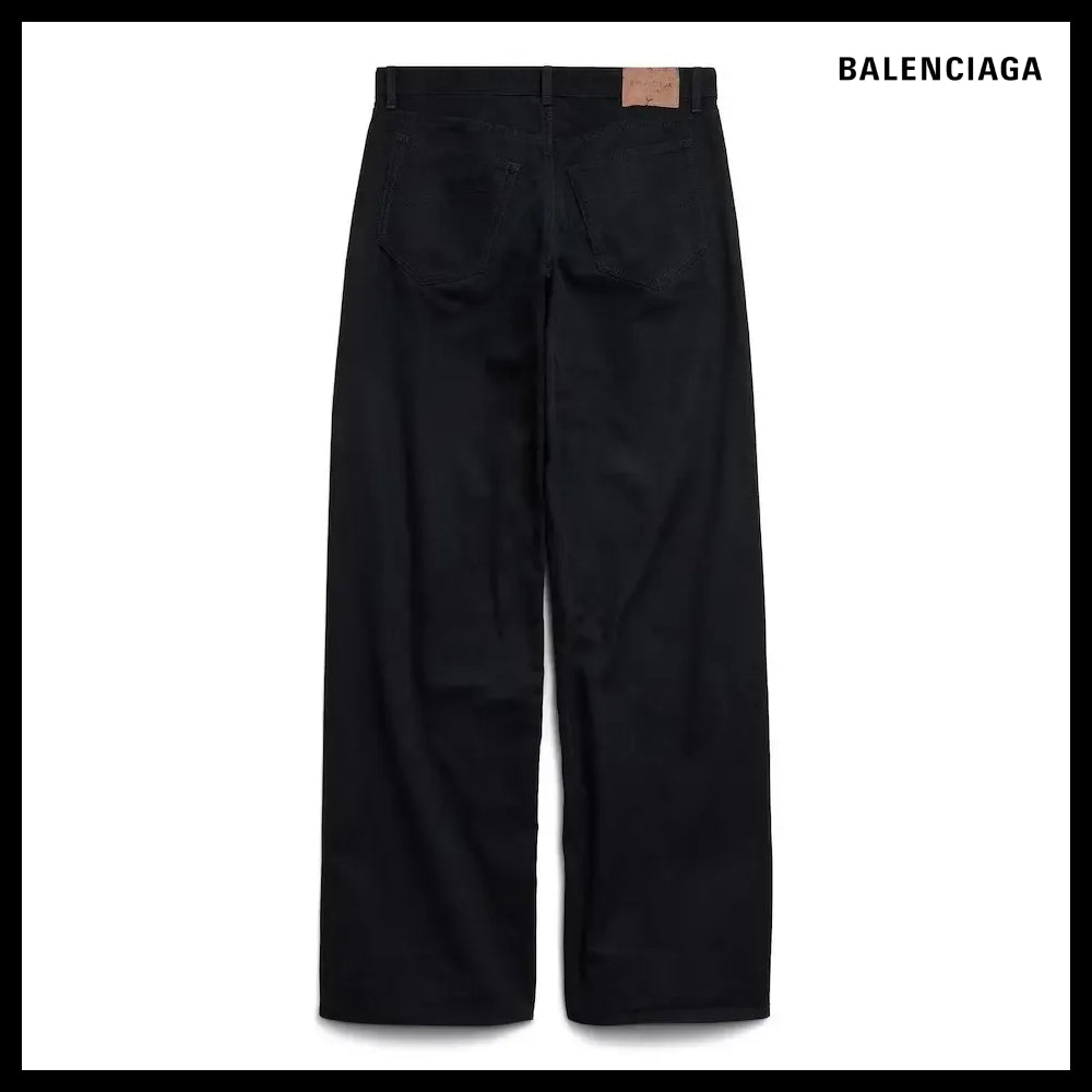 【BALENCIAGA】Wide Leg Baggy Pants in Black