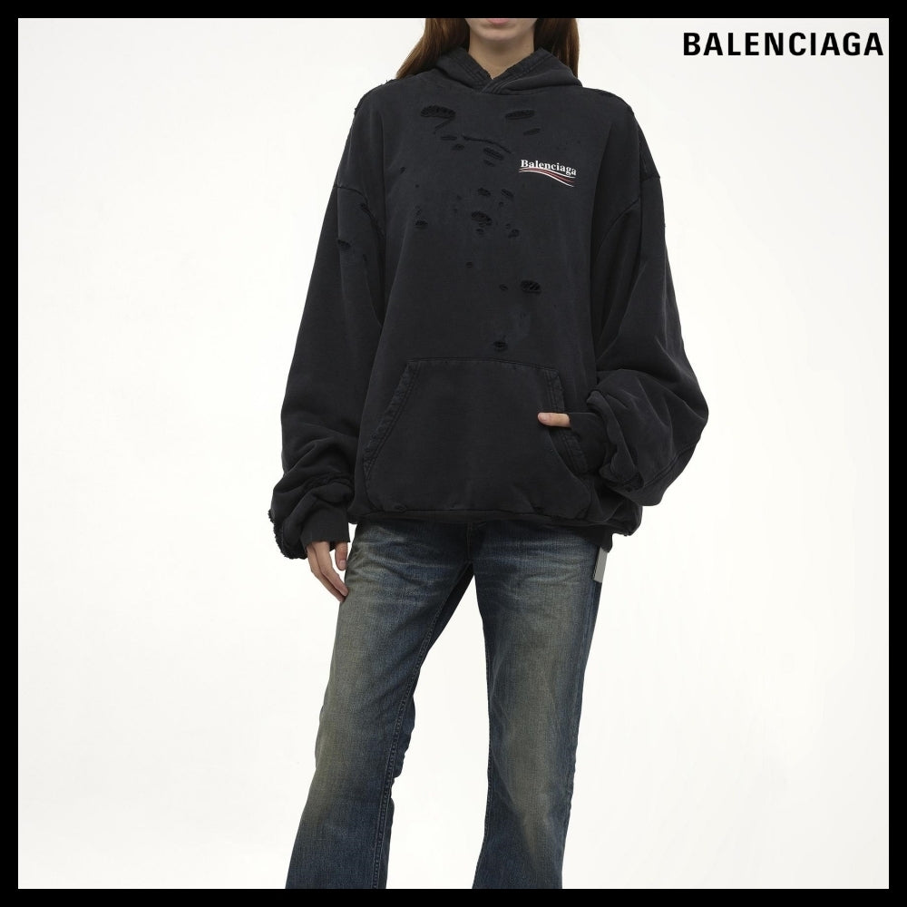 ★BALENCIAGAアウトレット セール ★Political Campaign Hoodie