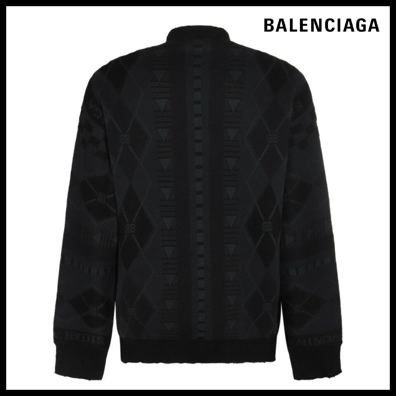 【BALENCIAGA】Jacquard Sweater