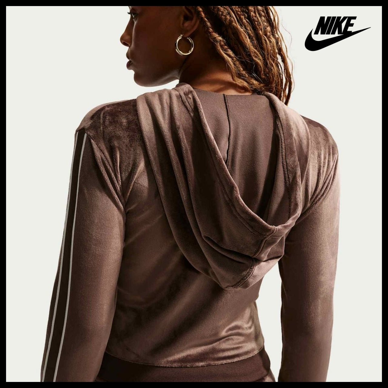 【NIKE】Sportswear Full-Zip Long Sleeve Hooded Top W Baroque