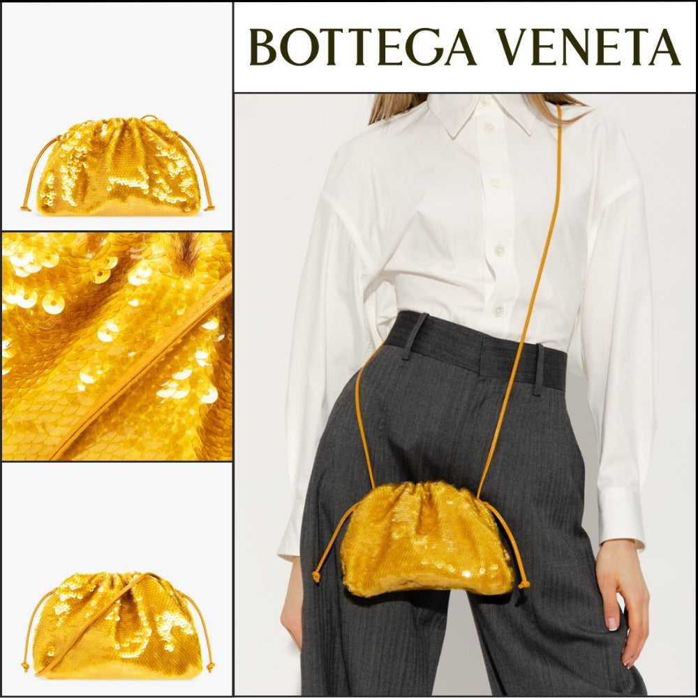 【アウトレット 正規品】Bottega Veneta - Pouch Sequin 2-Way