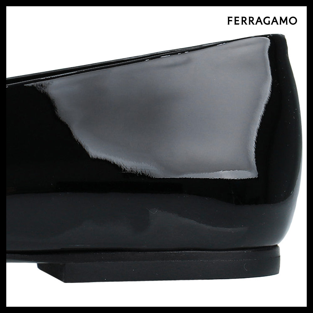 【FERRAGAMO】 Vara Bow Ballet Flats
