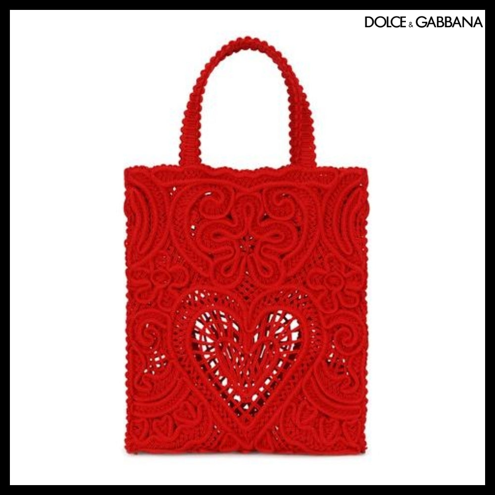 【Dolce&Gabbana】SMALL CORDONETTO LACE SHOPPER