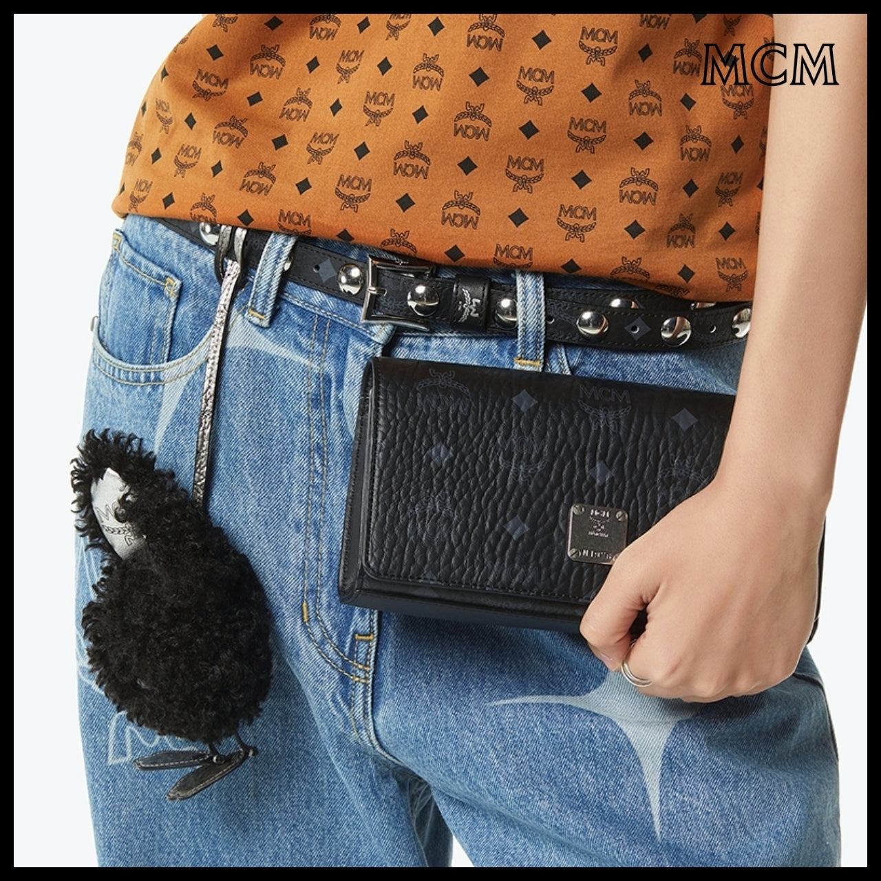 【MCM】Aren visetos shoulder bag