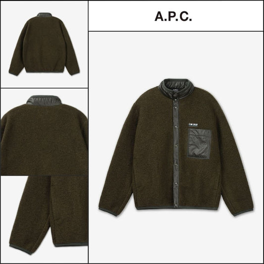 【A.P.C.】Ewan Fleece Jumper Khaki