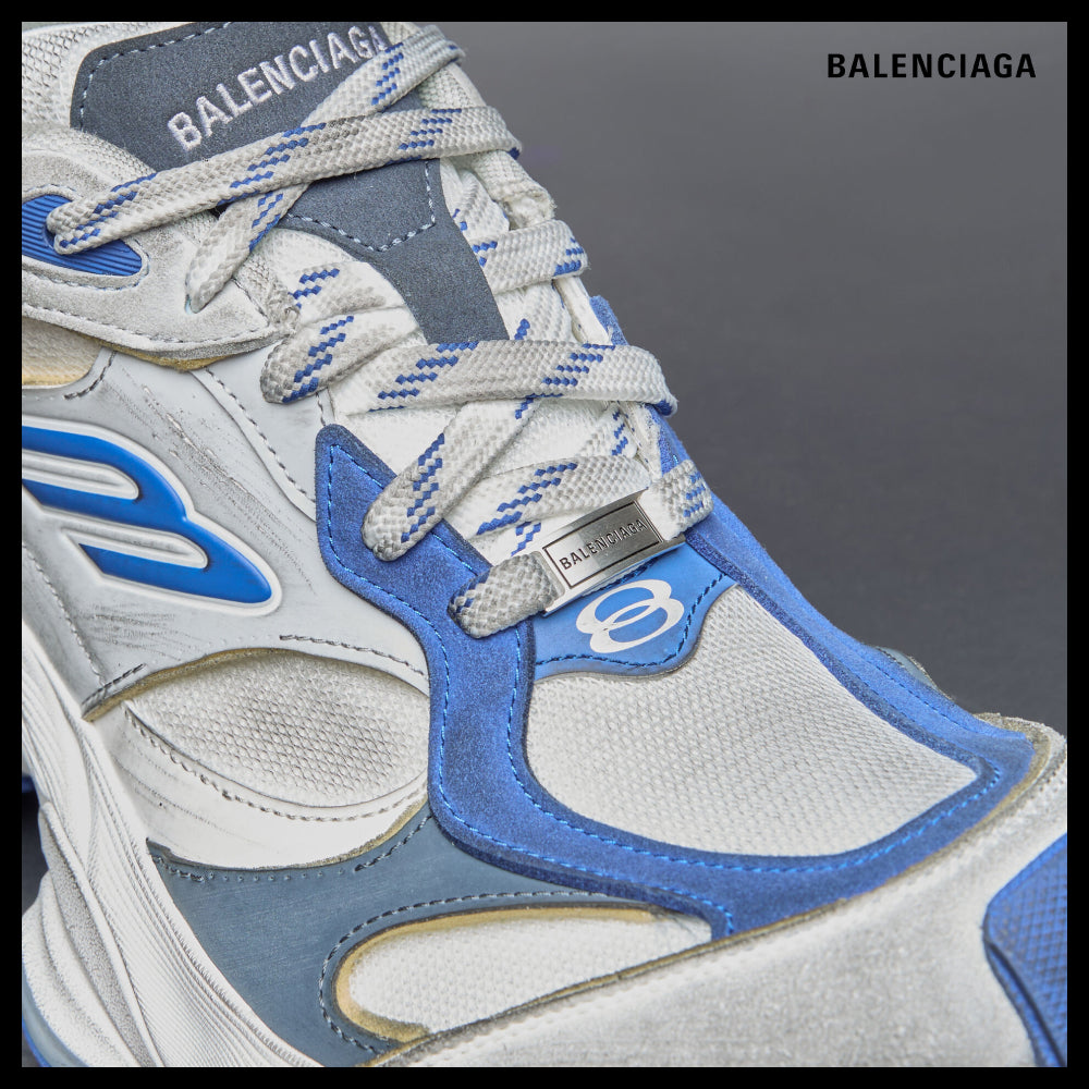【BALENCIAGA】Cargo Sneakers Blue Grey