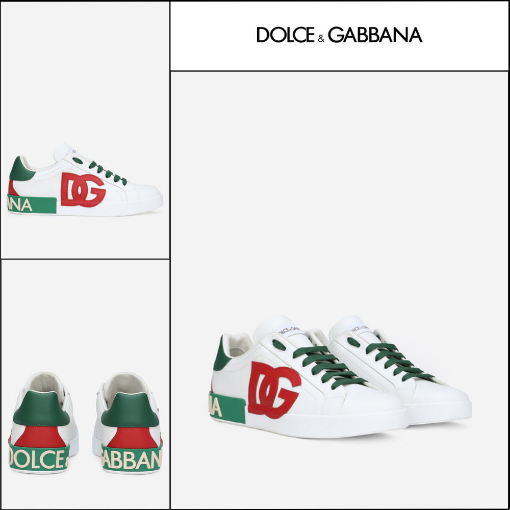 【Dolce&Gabbana】CALFSKIN PORTOFINO SNEAKERS