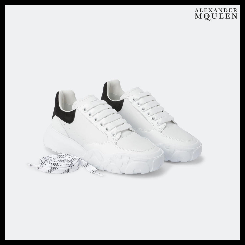 【Alexander Mcqueen】Court Sneakers White Calf Leather