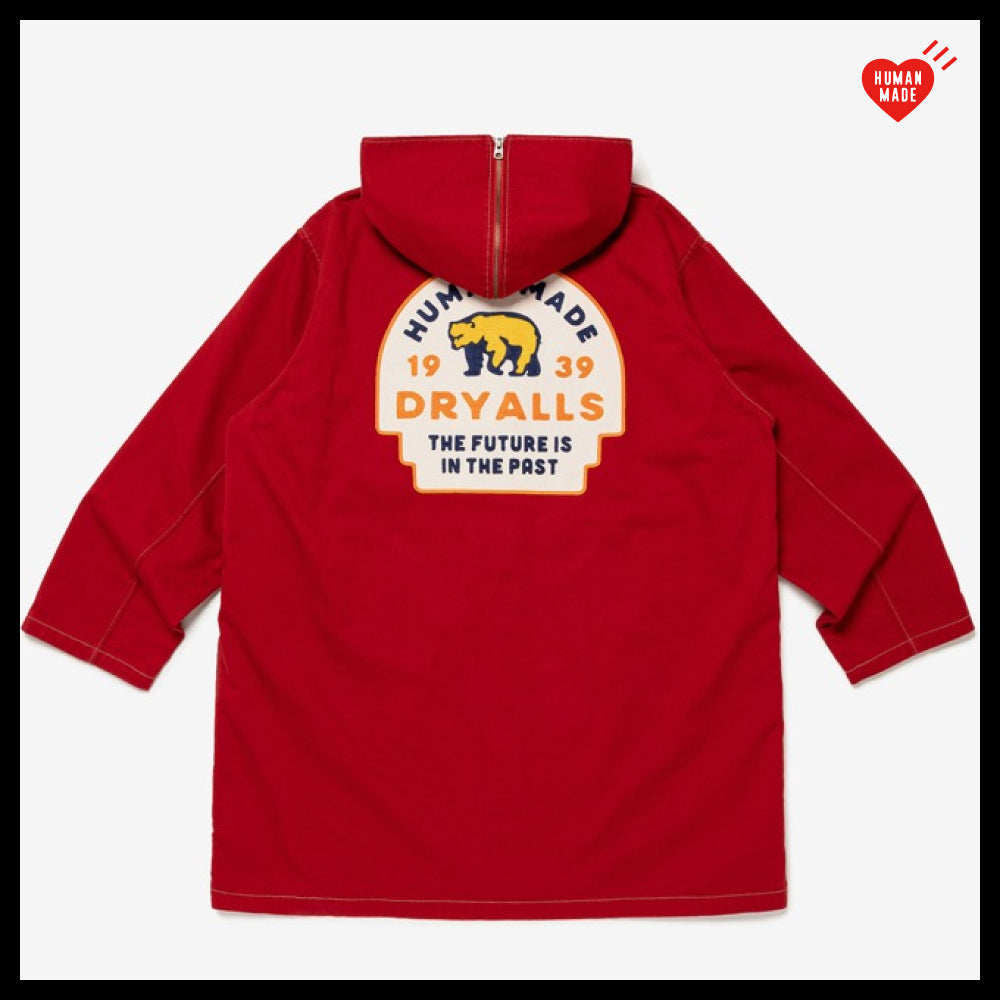 【HUMAN MADE】HOODED COAT RED