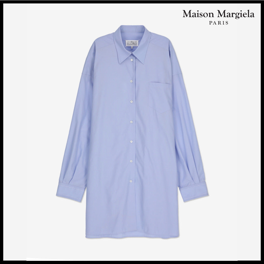 ★MAISON MARGIELA★ Oversized Shirt Light Blue