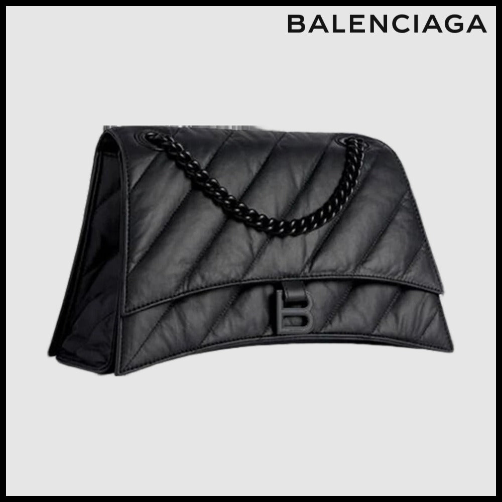 【正規品 BALENCIAGA 】Crush Medium Chain Bag Quilted