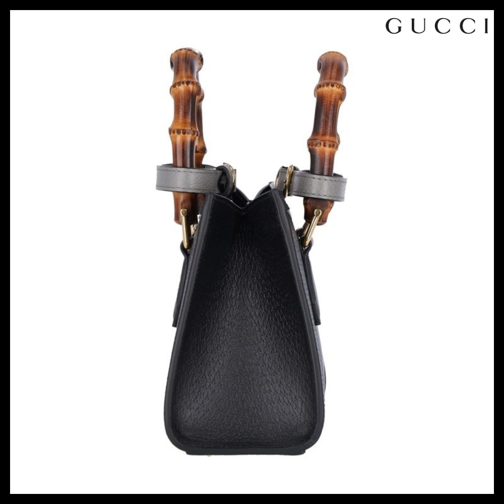 【GUCCI】ダイアナ バンブー ハンドル ミニ トートバッグ