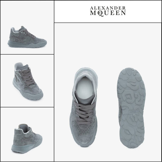 【Alexander Mcqueen】Court Trainer Sneakers Grey