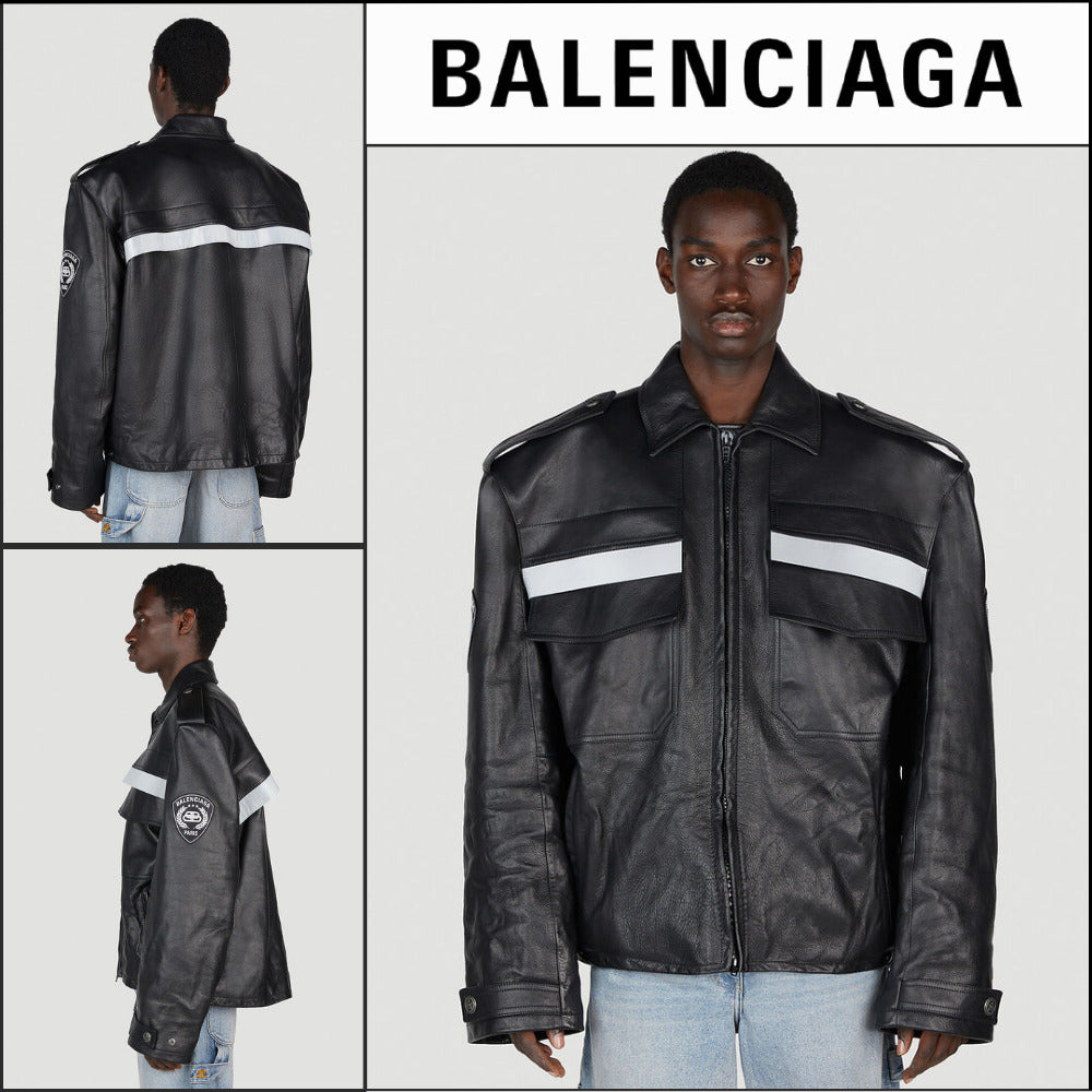 【BALENCIAGA】Paris Uniform Jacket Black