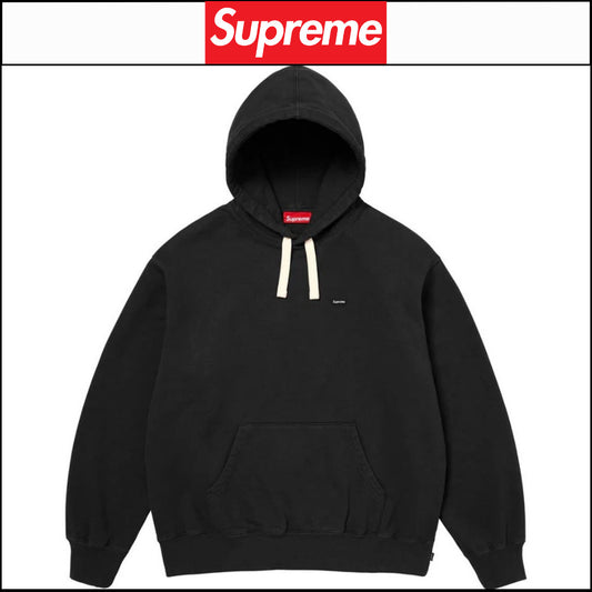 【Supreme】Small Box Drawcord Hooded Sweatshirt Black 26SS