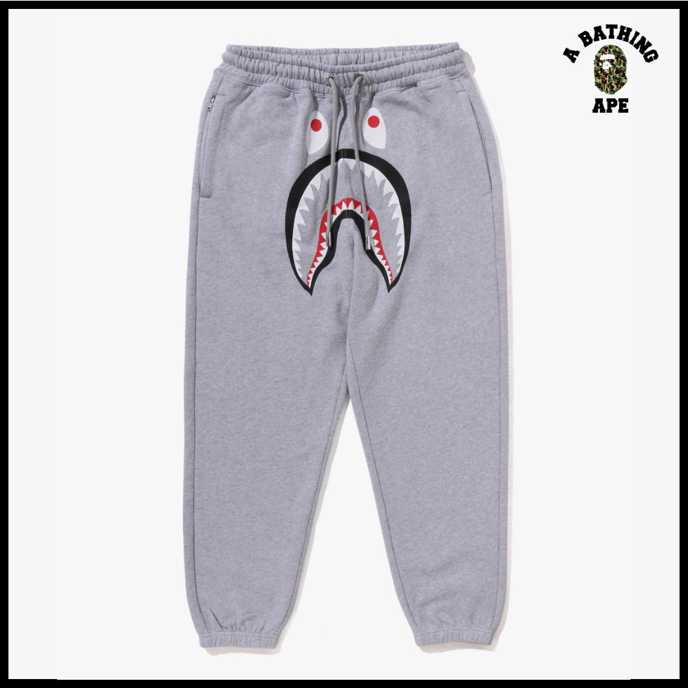 【A BATHING APE】Shark Relaxed Fit Sweatpants Gray