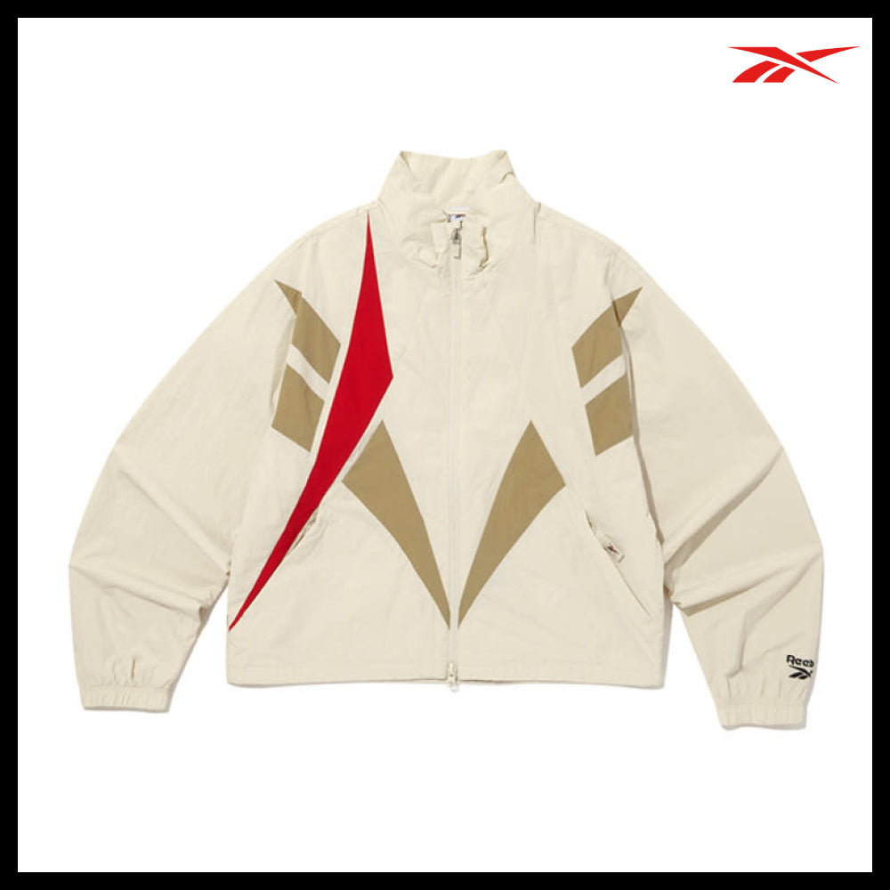 【REEBOK】Vector Flash Crop Windbreaker W Beige