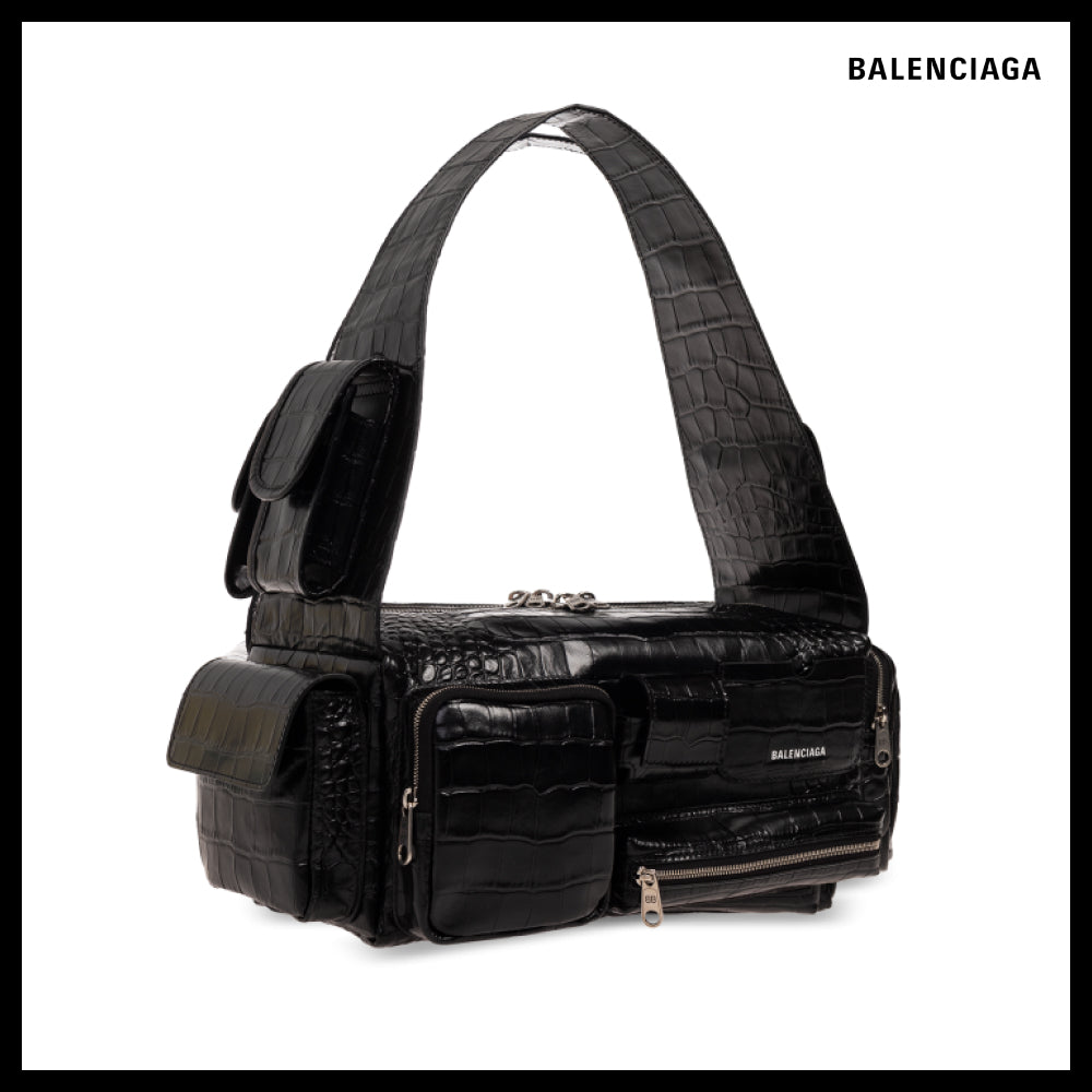 【BALENCIAGA】Superbusy Small Shoulder Bag Black