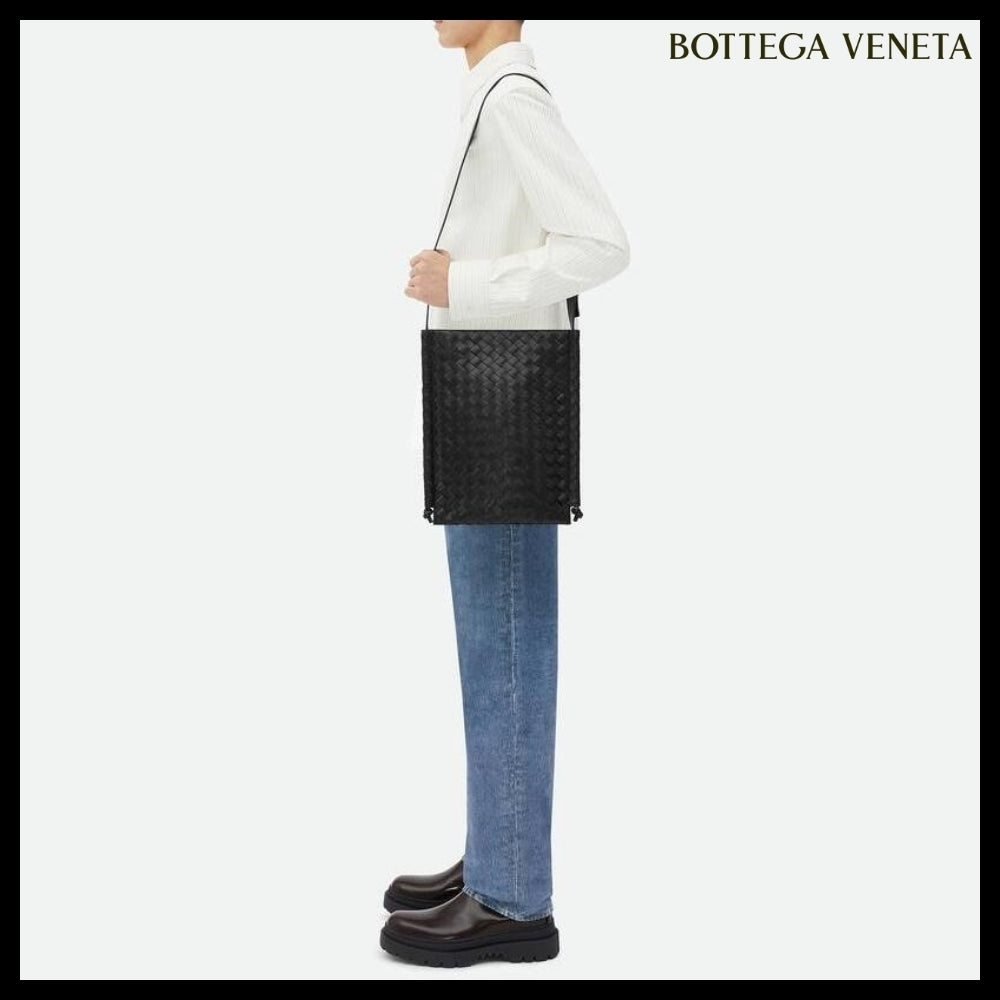 【BOTTEGA VENETA】LARGE FLAT LOOP BLACK