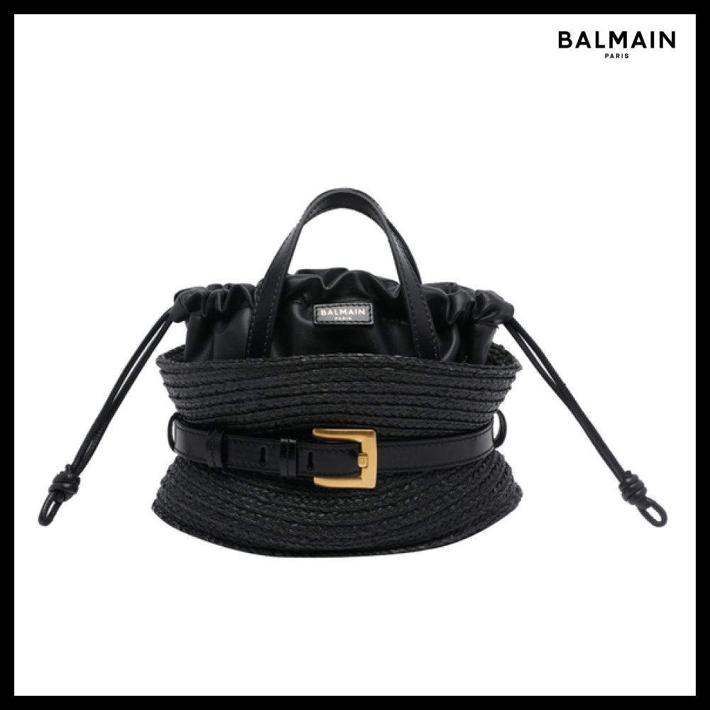 【BALMAIN】Balmain Black Bucket Bag