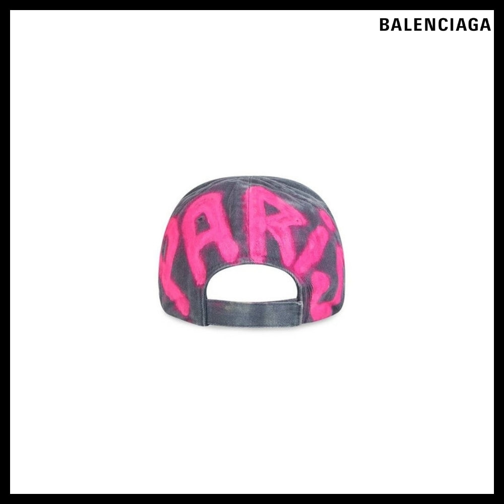 ★BALENCIAGAアウトレット セール ★BB Sprayed Cap Grey