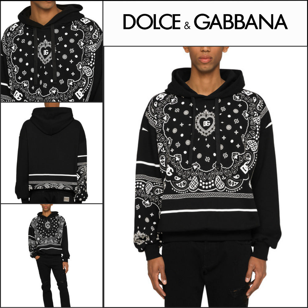 【Dolce & Gabbana】SWEATSHIRT BLACK 0000