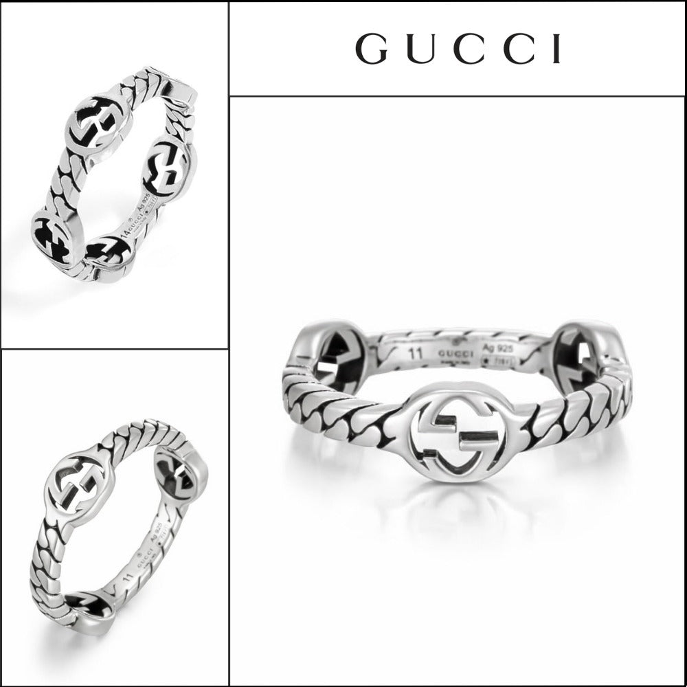 【GUCCI】Interlocking G Chain Ring