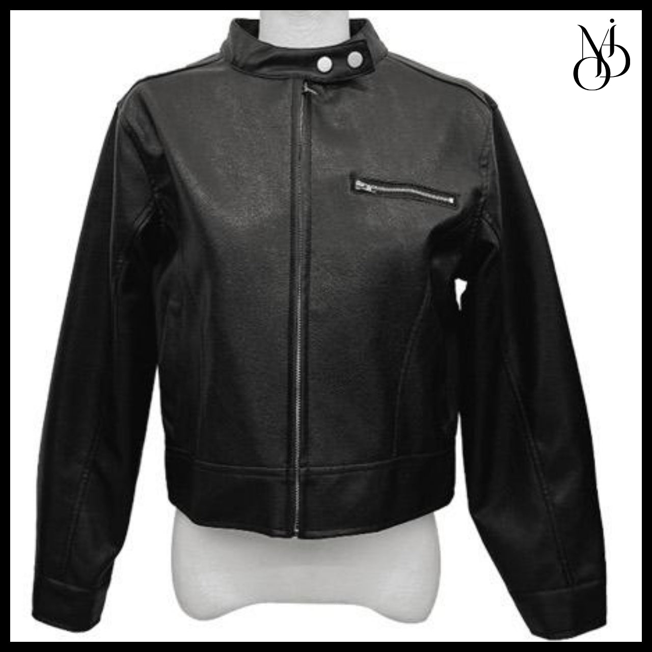 【MODIMOOD】Vera Rider Leather Jacket 4 Colors