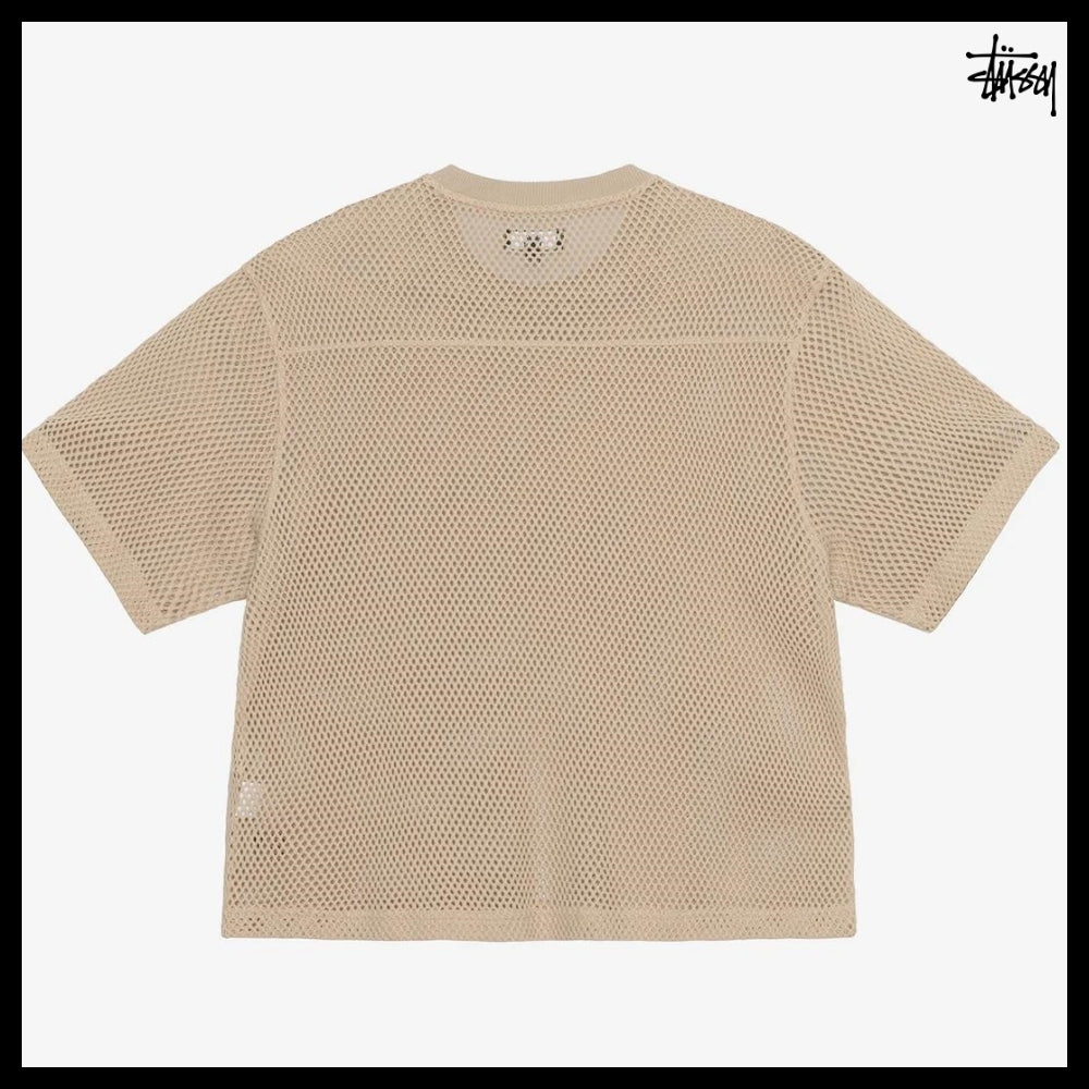 【STUSSY】Team Cotton Mesh Natural