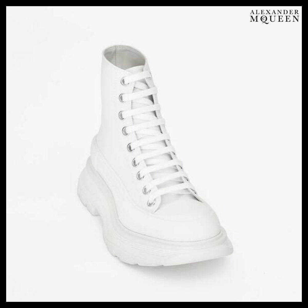 【Alexander Mcqueen】Tread Slick Boot White