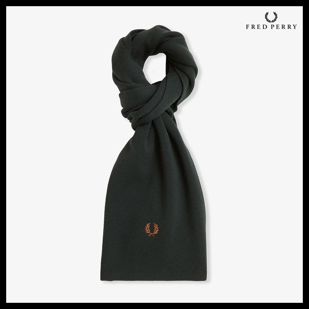 【FRED PERRY】Classic Merino Wool Blended Scarf 3 Colors