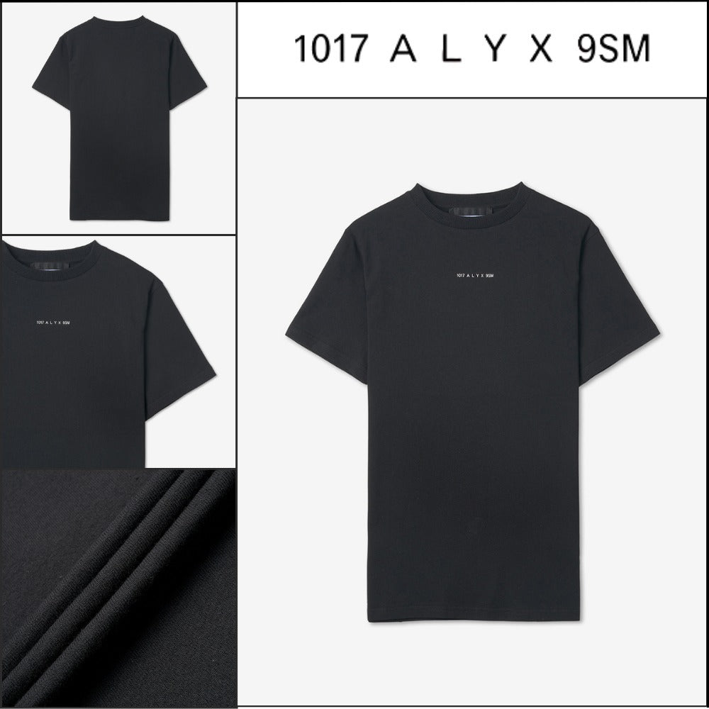 【ALYX】ロゴプリント 半袖Tシャツ ブラック