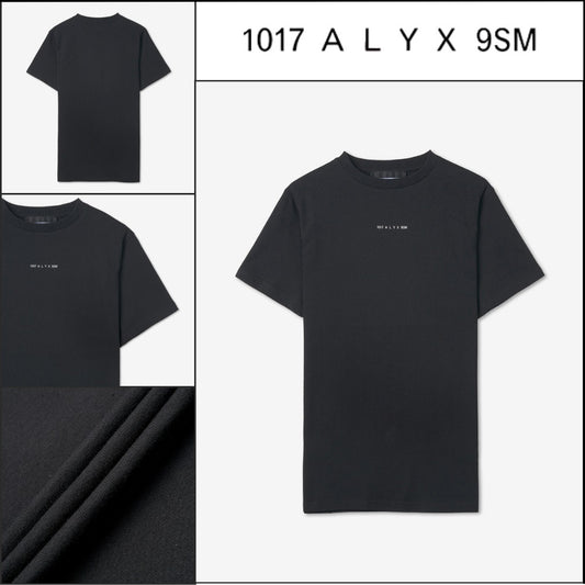 【ALYX】ロゴプリント 半袖Tシャツ ブラック