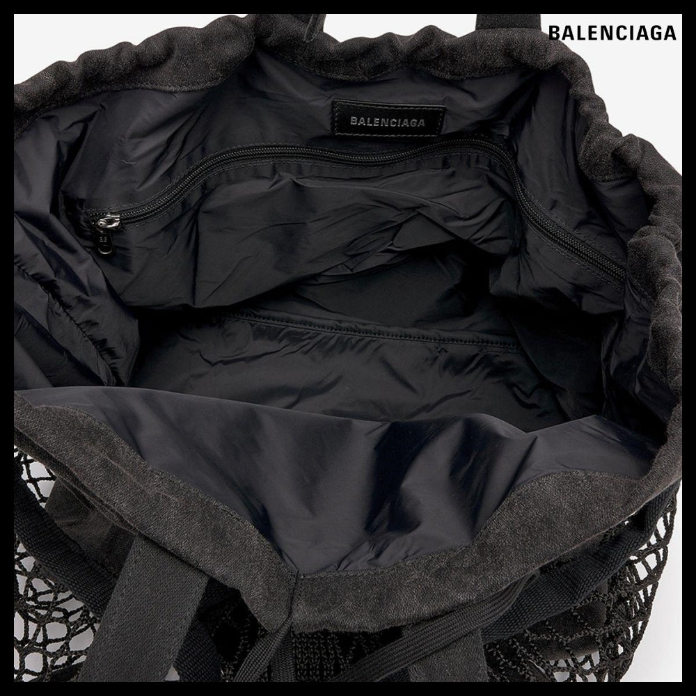 【BALENCIAGA】24/7 Tote Bag Washed Black:White