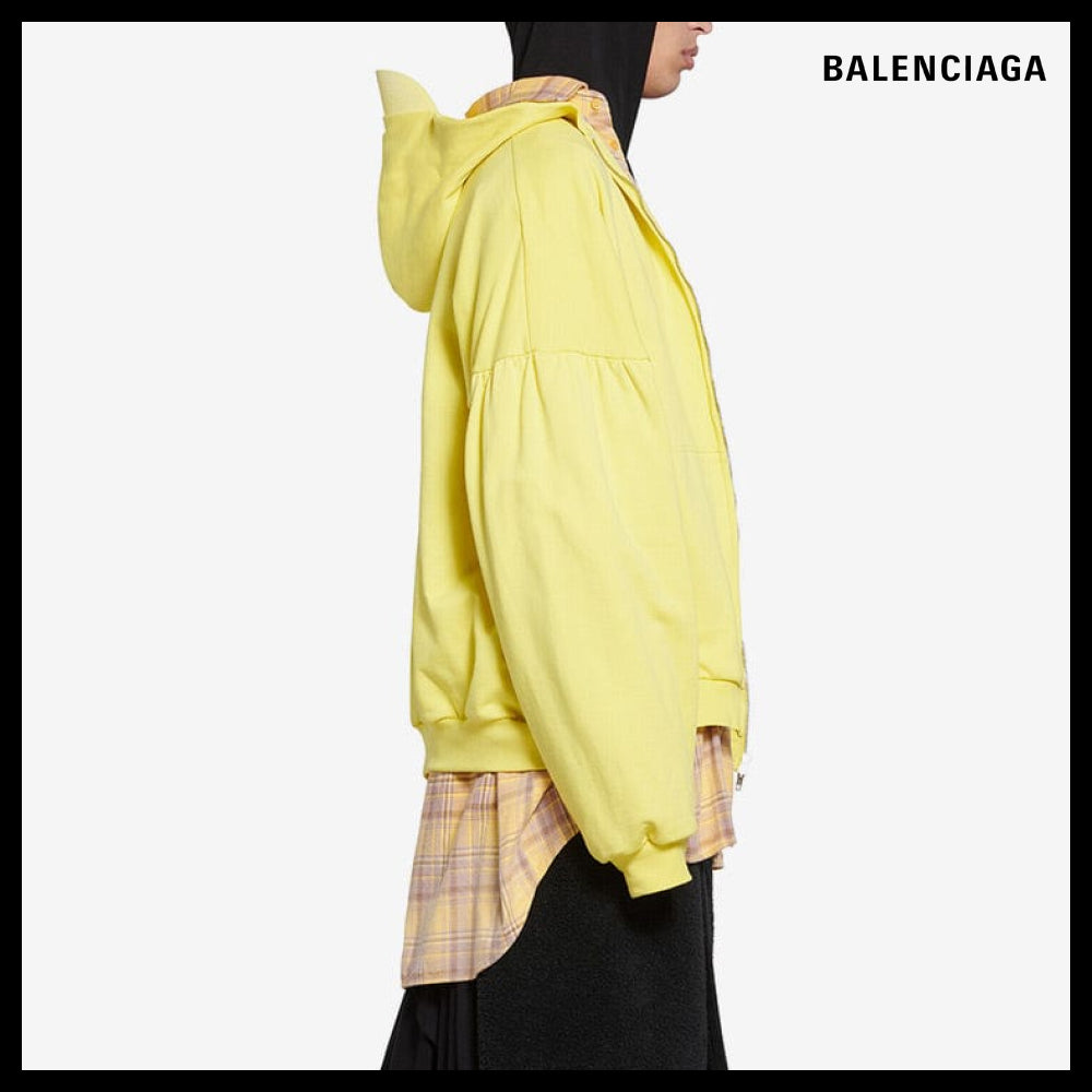 【BALENCIAGA】Unity Sports Icon Layered Zip-Up Oversized