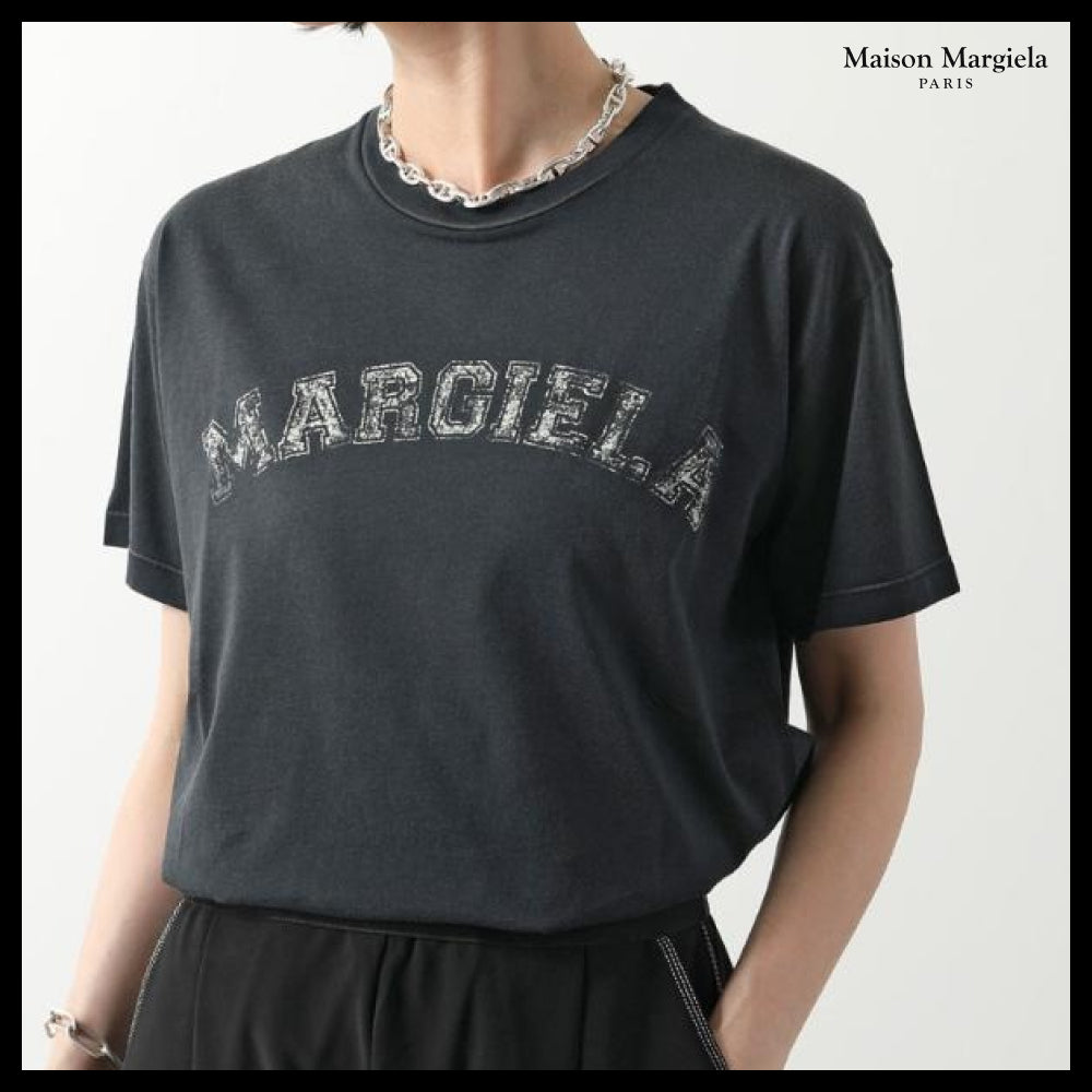 【Maison Margiela】Lettering Logo Short-Sleeve T-Shirt