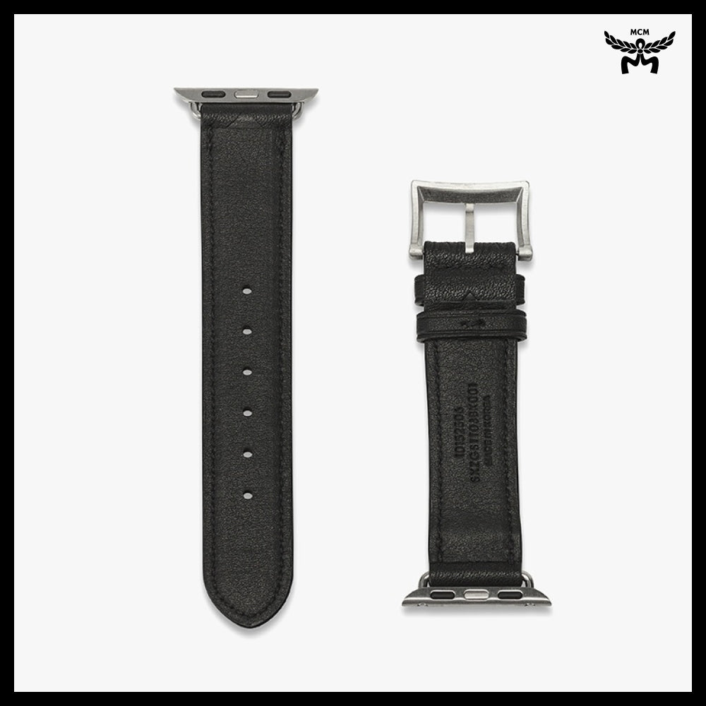 【MCM】Embossed Monogram Leather Apple Watch Band